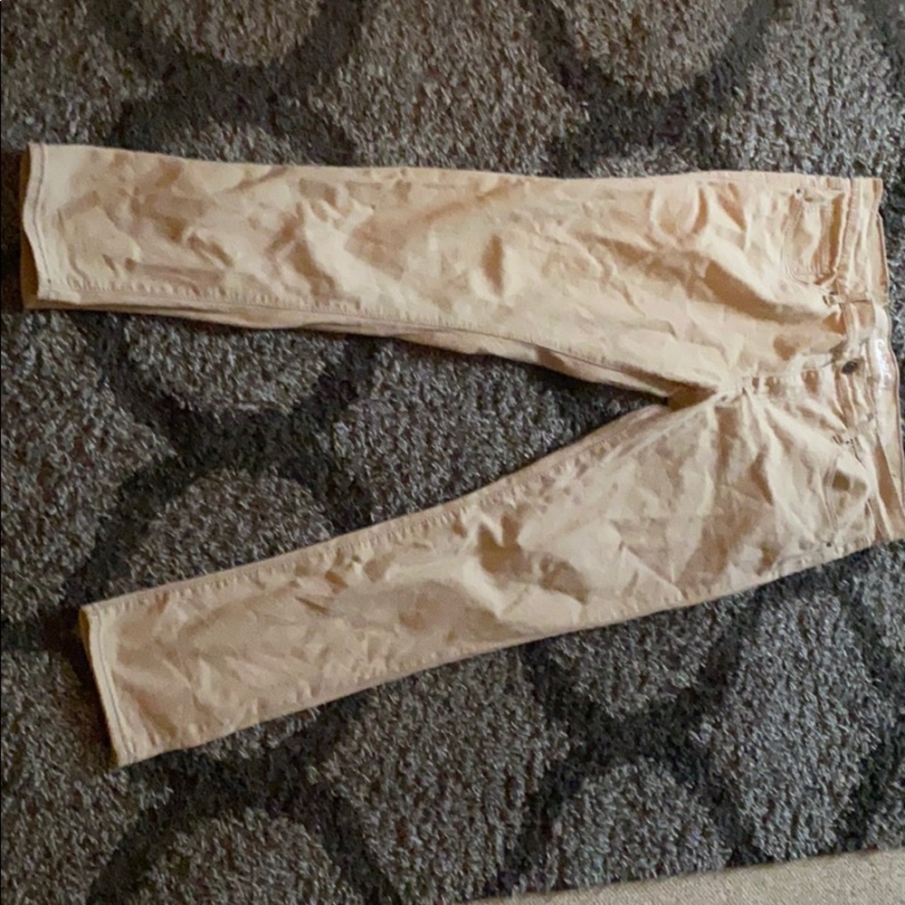 Carbon Khaki Skinny Jeans 36L 32W